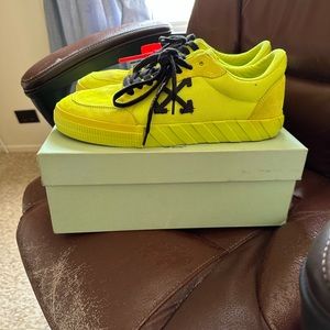 Off White Low Vulc Fluo Yellow size 46 fits 11-12 US size
